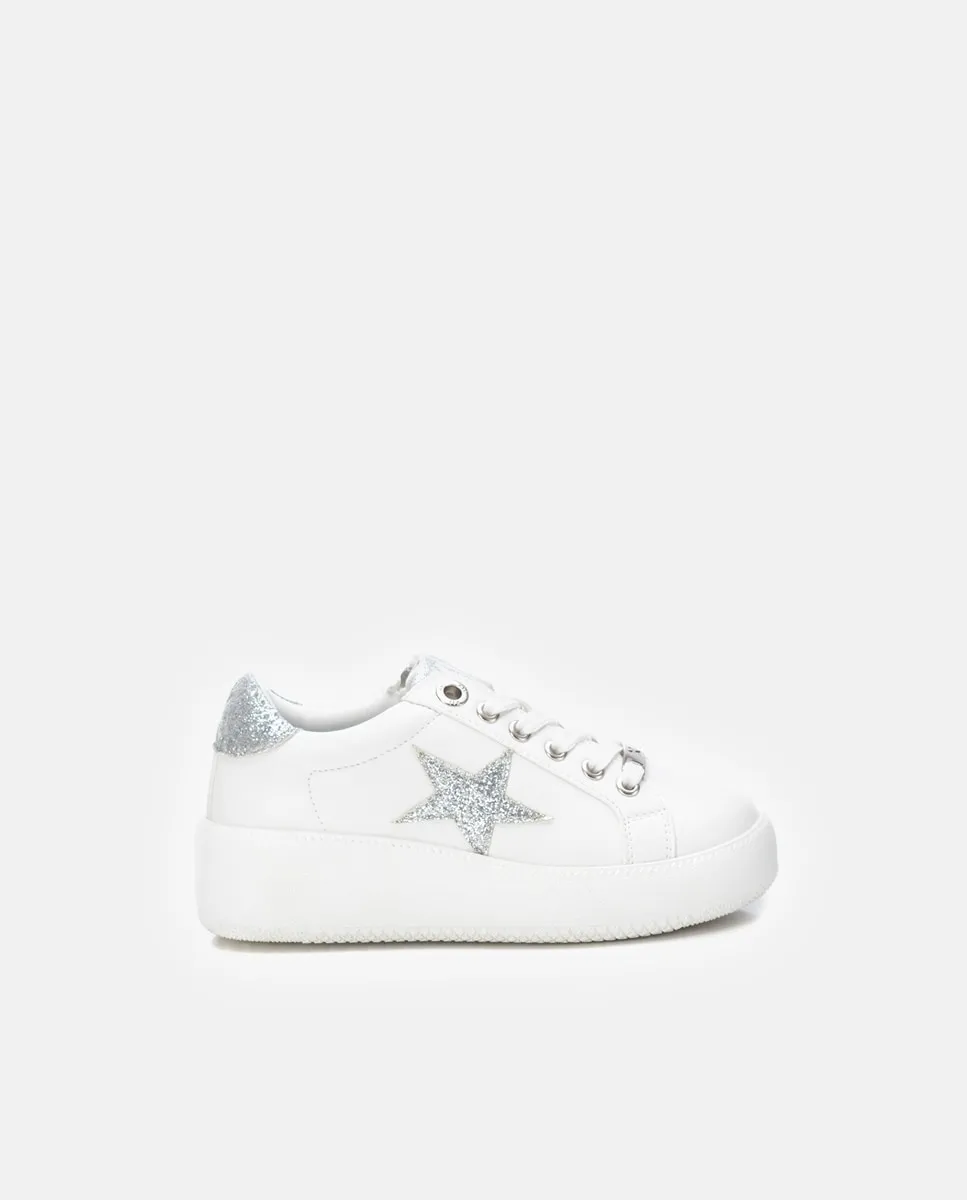 Детские кожаные кроссовки на молнии Xti, серебряный
Детские кожаные кроссовки на молнии Xti, серебряный