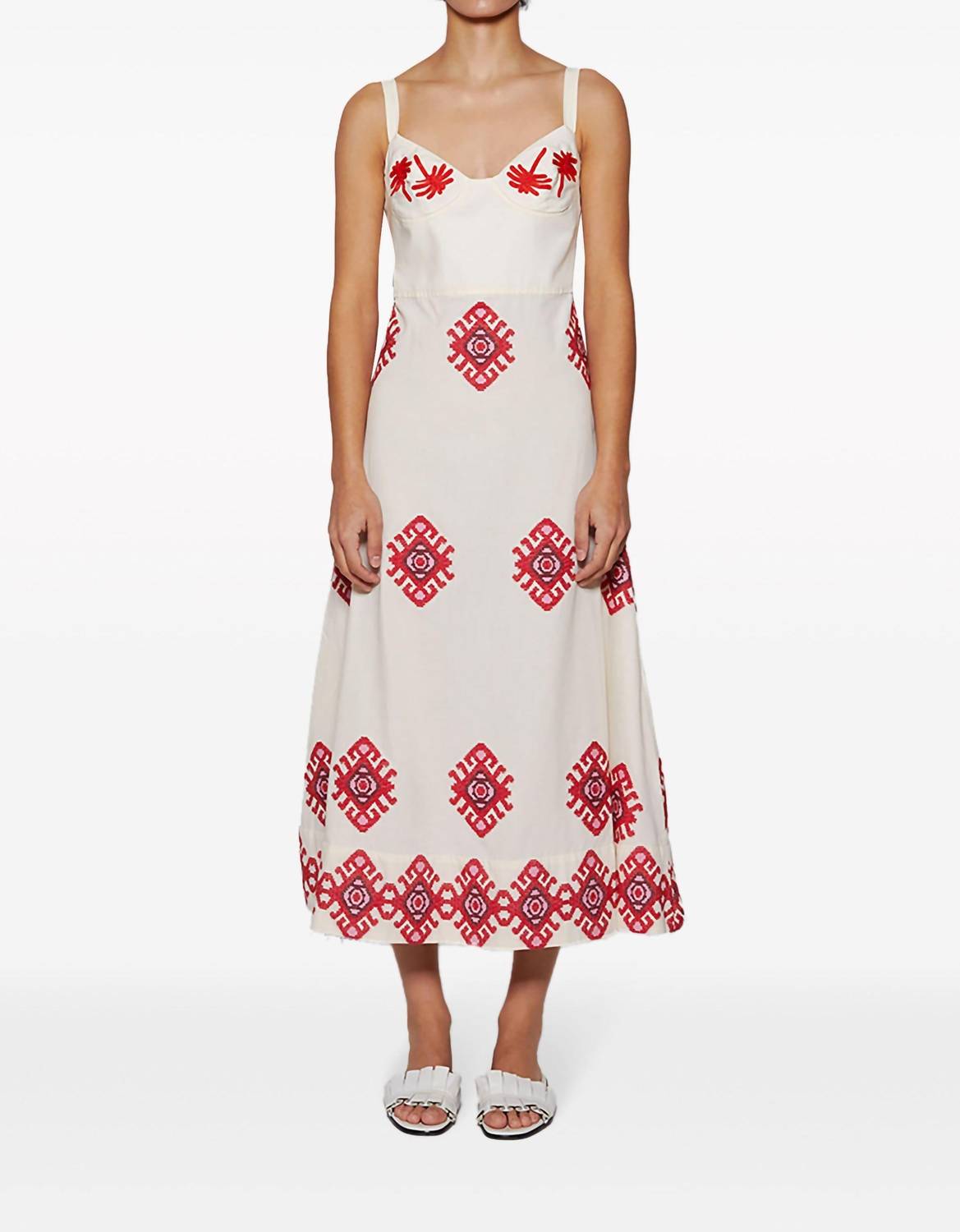 Платье миди God Enaki цвета экрю Johanna Ortiz, цвет ecru
Платье миди God Enaki цвета экрю Johanna Ortiz, цвет ecru