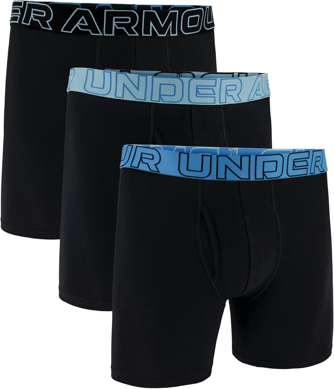 Under Armour мужские боксеры Performance Cotton, 3 шт, длина по внутреннему шву 6", комфорт на весь день и ультрамягкость, Black/Stream
Under Armour мужские боксеры Performance Cotton, 3 шт, длина по внутреннему шву 6", комфорт на весь день и ультрамягкость, Black/Stream
