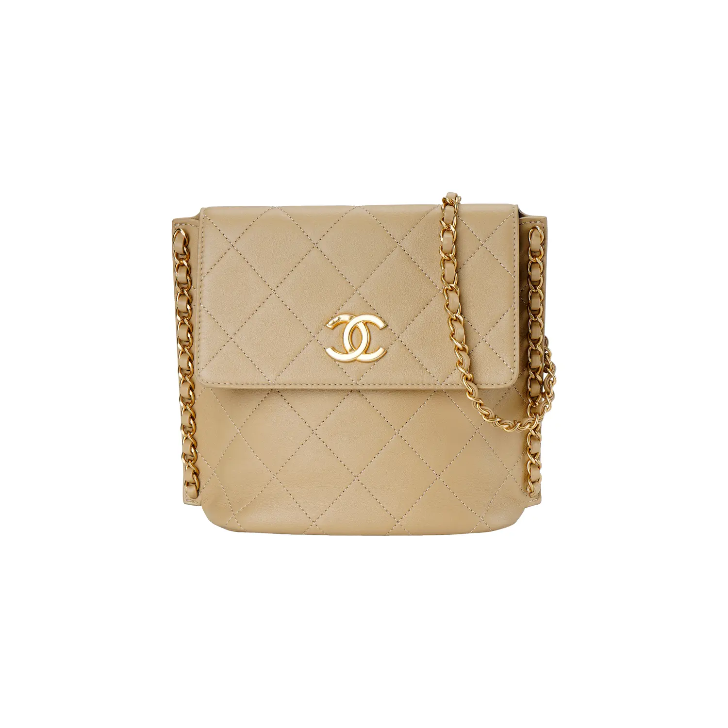 CHANEL Кожаная металлическая сумка хобо
CHANEL Кожаная металлическая сумка хобо