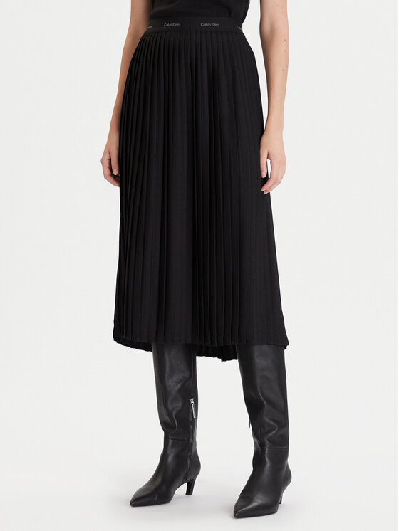 Плиссированная юбка regular fit LV044D632G Calvin Klein, черный
Плиссированная юбка regular fit LV044D632G Calvin Klein, черный