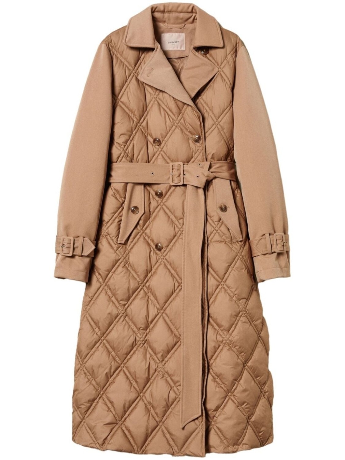 Стеганый двубортный пуховик TWINSET, нейтральный цвет
Стеганый двубортный пуховик TWINSET, нейтральный цвет