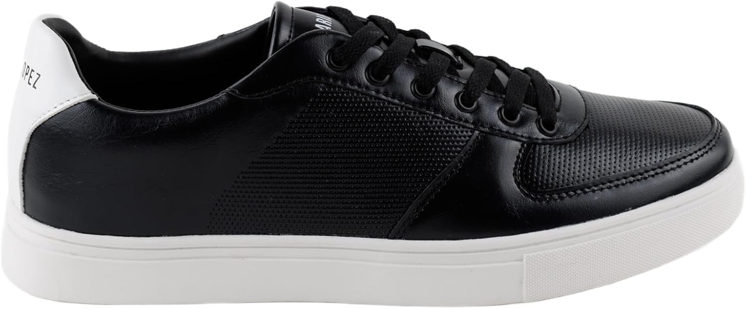 Мужские кроссовки Mario Lopez Cliff с низким верхом, шнуровкой и комфортной посадкой, классическая обувь для мужчин, черный
Мужские кроссовки Mario Lopez Cliff с низким верхом, шнуровкой и комфортной посадкой, классическая обувь для мужчин, черный