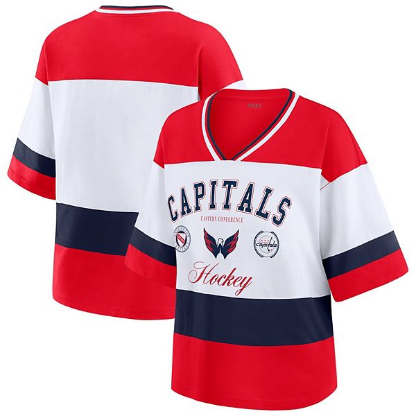 Женская футболка в стиле джерси Washington Capitals красного и белого цветов Wear By Erin Andrews, Красный, Женская футболка в стиле джерси Washington Capitals красного и белого цветов Wear By Erin Andrews
Женская футболка в стиле джерси Washington Capitals красного и белого цветов Wear By Erin Andrews, Красный, Женская футболка в стиле джерси Washington Capitals красного и белого цветов Wear By Erin Andrews