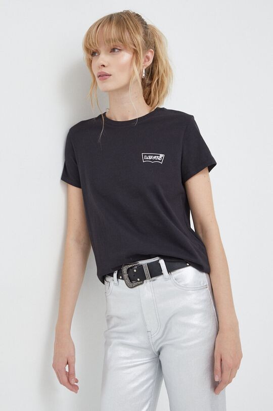 Хлопковая футболка Levi's, черный
Хлопковая футболка Levi's, черный