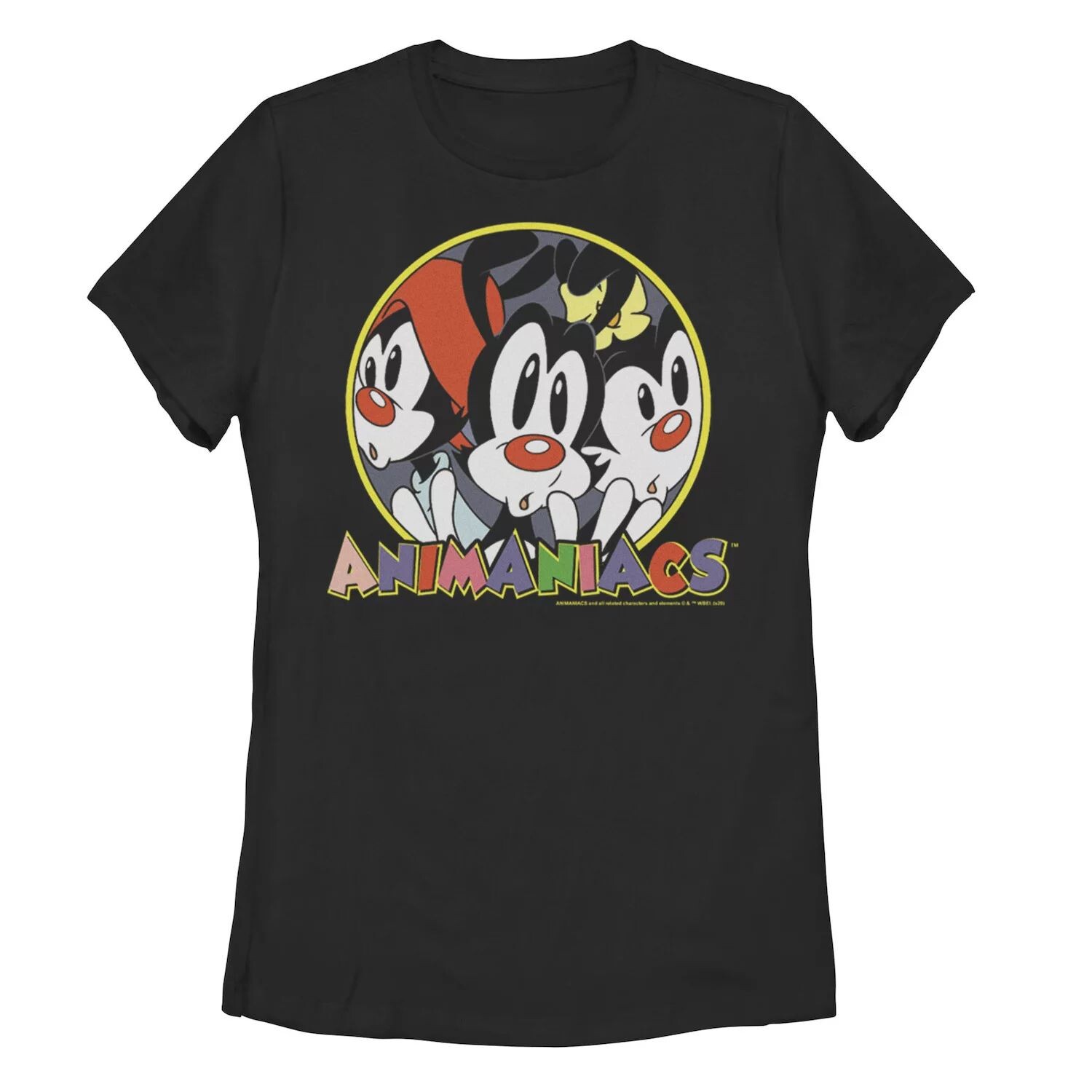 Футболка с портретом в виде круга для юниоров Animaniacs Group Shot Licensed Character
Футболка с портретом в виде круга для юниоров Animaniacs Group Shot Licensed Character