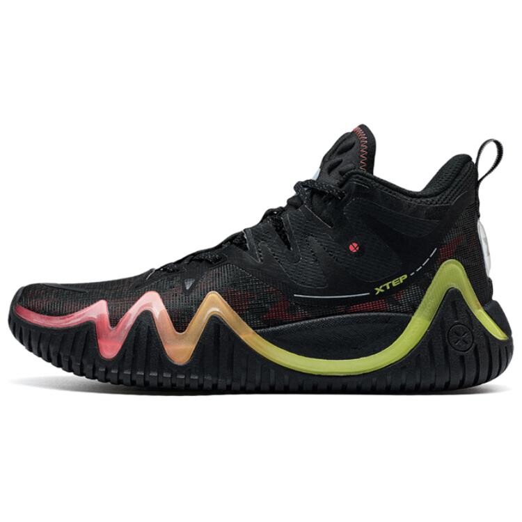 Баскетбольные кроссовки мужские высокие черные красные зеленые Xtep
Баскетбольные кроссовки мужские высокие черные красные зеленые Xtep