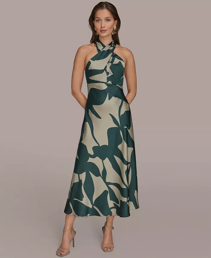 Женское платье макси с халтер-воротом Donna Karan New York, мультиколор
Женское платье макси с халтер-воротом Donna Karan New York, мультиколор