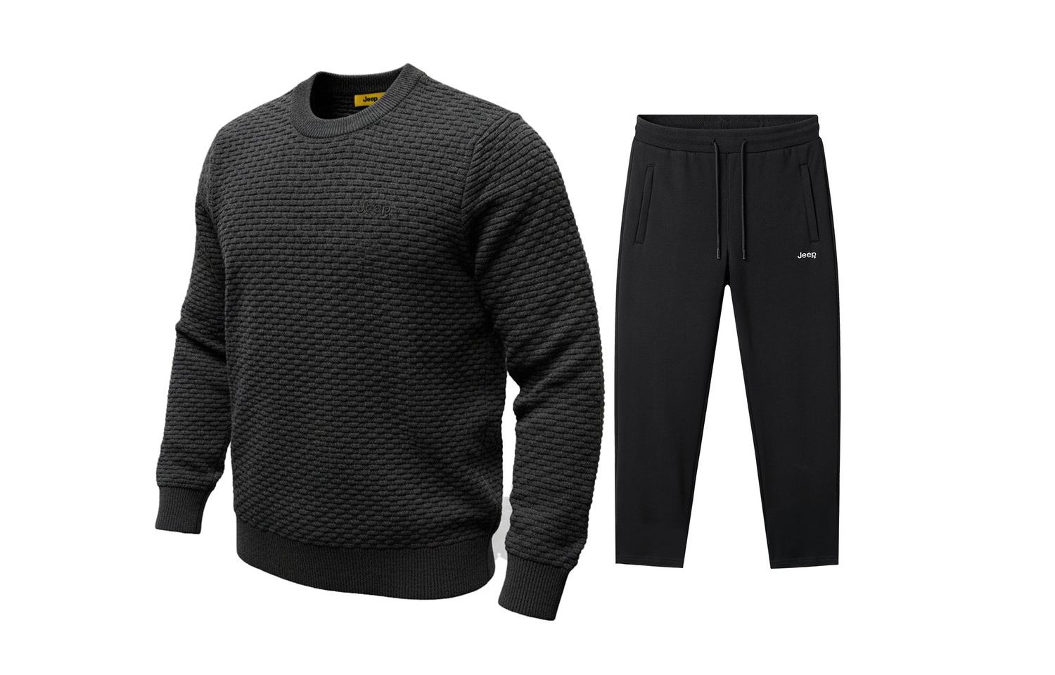 Повседневный спортивный свитшот унисекс с круглым вырезом, утепленный и с флисовой подкладкой Jeep, темно-carbon серый+черный fleece-lined casual pants
Повседневный спортивный свитшот унисекс с круглым вырезом, утепленный и с флисовой подкладкой Jeep, темно-carbon серый+черный fleece-lined casual pants