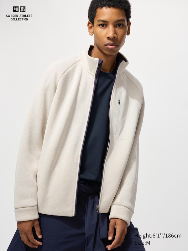 Трикотажная флисовая куртка на молнии Uniqlo, 01 off white
Трикотажная флисовая куртка на молнии Uniqlo, 01 off white