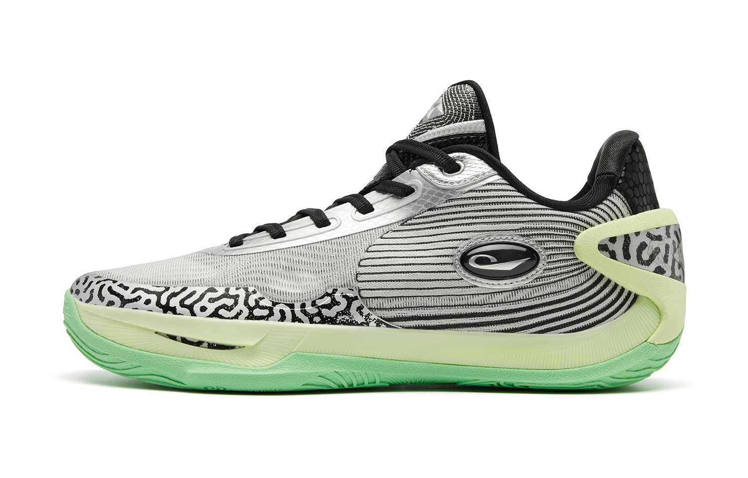 QIAODAN Баскетбольные кроссовки Poisonous Fangs RISE с амортизацией и износостойкостью, мужские, серые, серебристо-зеленые
QIAODAN Баскетбольные кроссовки Poisonous Fangs RISE с амортизацией и износостойкостью, мужские, серые, серебристо-зеленые