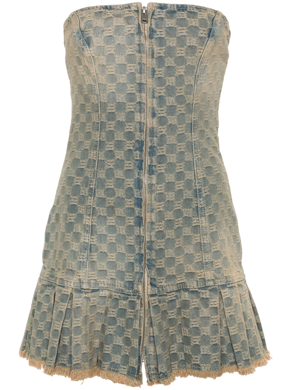 Джинсовое платье мини с монограммой Misbhv, синий
Джинсовое платье мини с монограммой Misbhv, синий