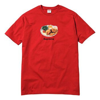 Футболка ss18 chicken dinner tee red food printing short sleeve Supreme, красный
Футболка ss18 chicken dinner tee red food printing short sleeve Supreme, красный