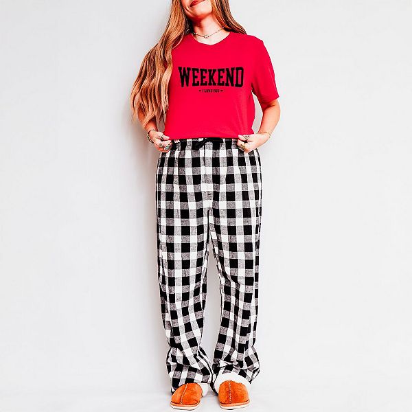 Пижама Weekend i love you в клетку с сердечками Simply Sage Market
Пижама Weekend i love you в клетку с сердечками Simply Sage Market