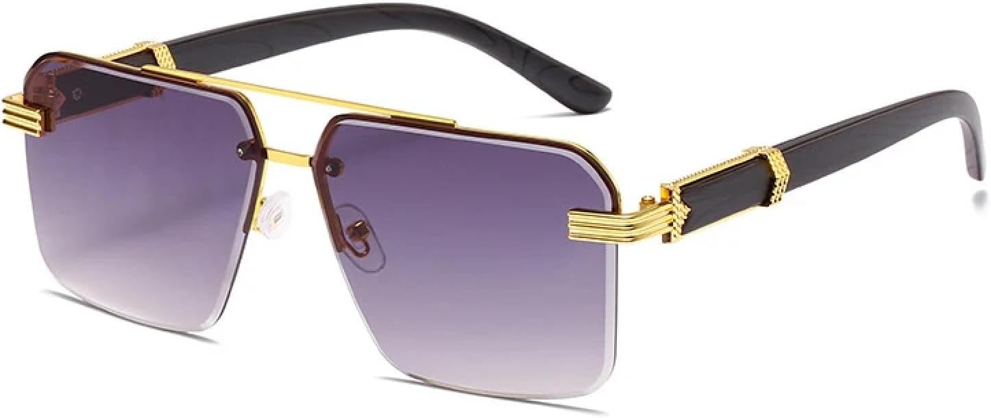 Модные роскошные солнцезащитные очки с двойной перемычкой для женщин и мужчин, в стиле ретро, для активного отдыха и вождения, женские, с защитой от УФ-излучения UV400 TKKTLLT, Gold Gradient Gray
Модные роскошные солнцезащитные очки с двойной перемычкой для женщин и мужчин, в стиле ретро, для активного отдыха и вождения, женские, с защитой от УФ-излучения UV400 TKKTLLT, Gold Gradient Gray