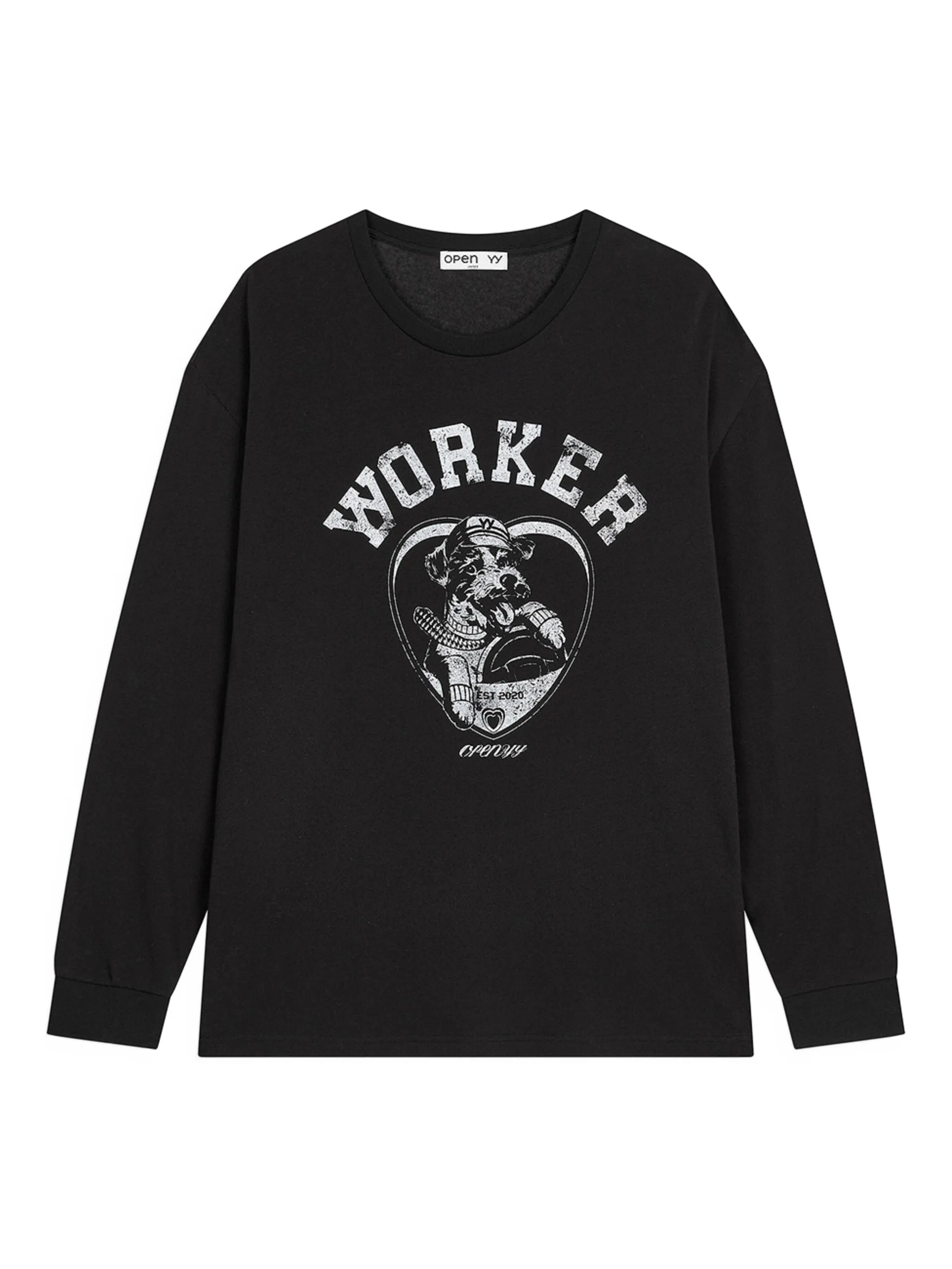 Толстовка с длинными рукавами и принтом Open Yy, черный
Толстовка с длинными рукавами и принтом Open Yy, черный