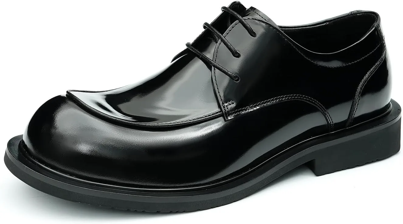 Мужские классические туфли Santimon, повседневные оксфорды, лакированная кожа, модные деловые, вечерние, официальные свадебные туфли с квадратным носком для прогулок, черный
Мужские классические туфли Santimon, повседневные оксфорды, лакированная кожа, модные деловые, вечерние, официальные свадебные туфли с квадратным носком для прогулок, черный