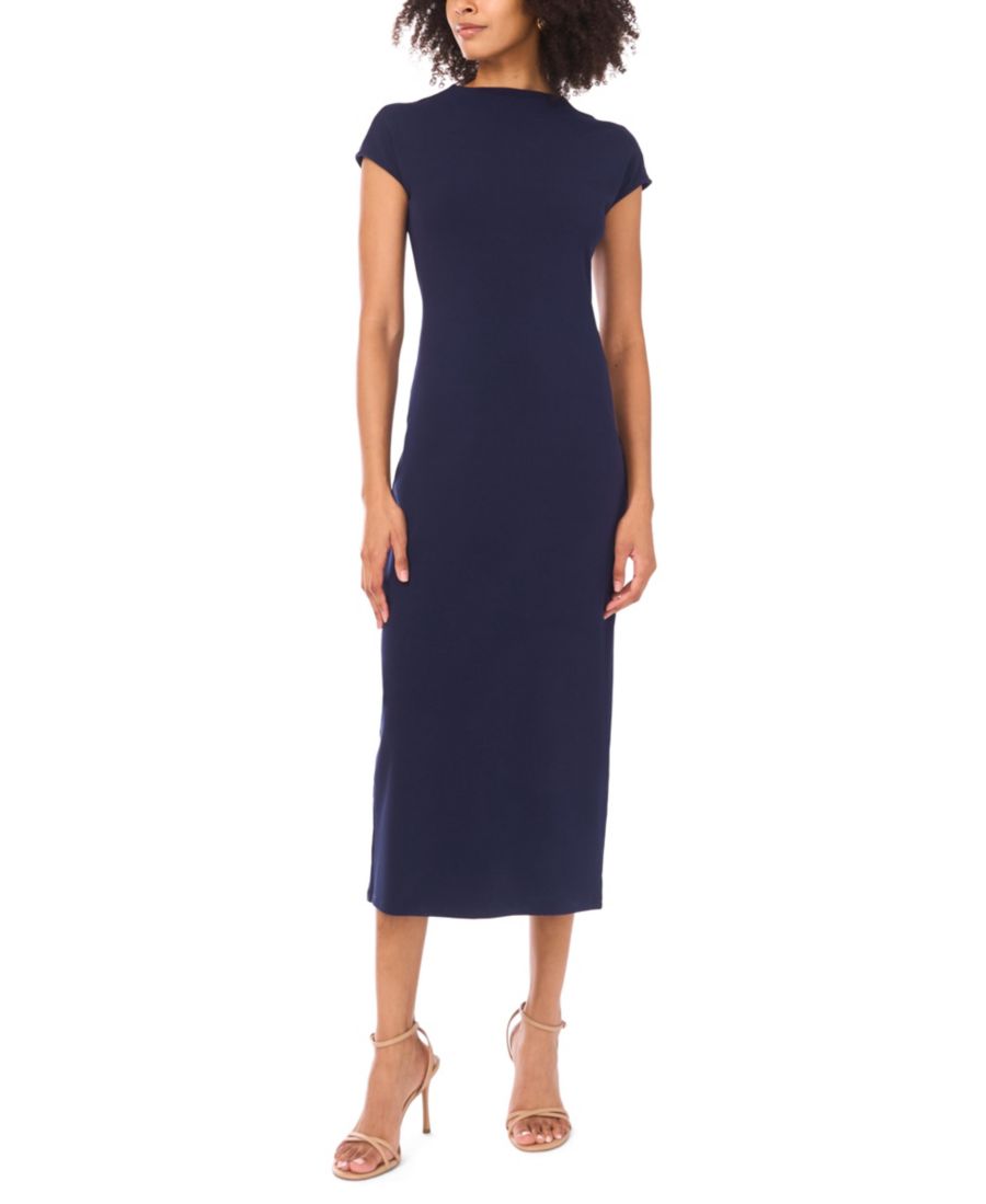 Женское миди-платье с воротником-стойкой и короткими рукавами Vince Camuto, Classic Navy
Женское миди-платье с воротником-стойкой и короткими рукавами Vince Camuto, Classic Navy
