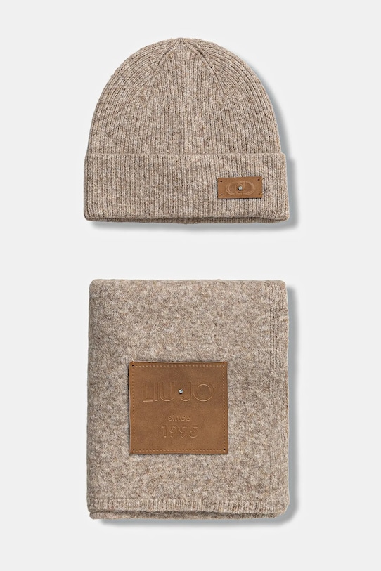 Шапка и шарф Liu Jo, коричневый
Шапка и шарф Liu Jo, коричневый