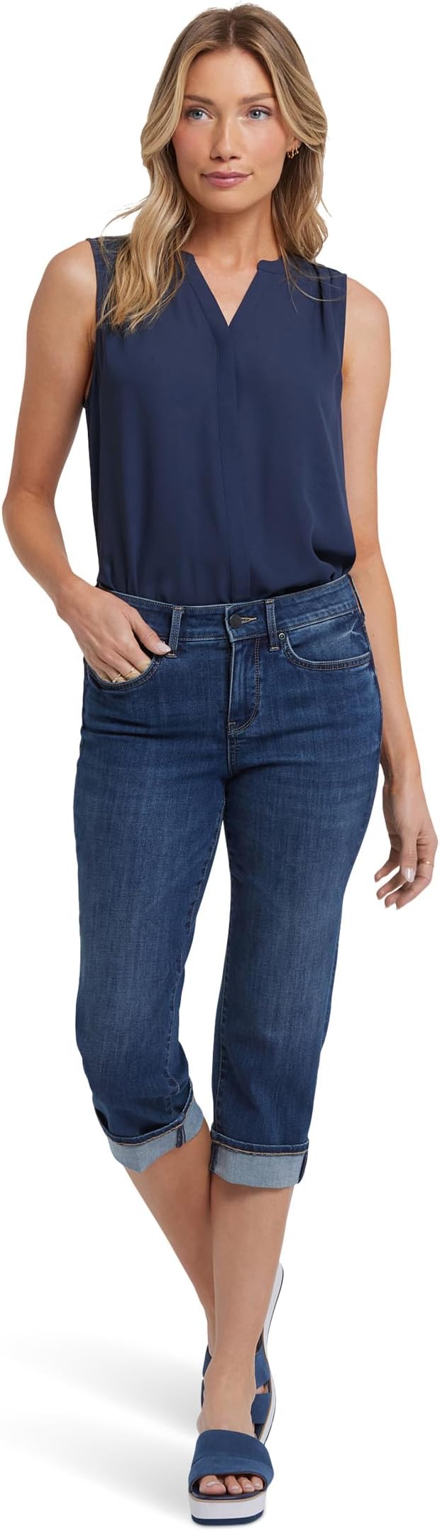 Джинсы NYDJ Marilyn Straight Crop Jeans in Rio Rapids, цвет Rio Rapids
Джинсы NYDJ Marilyn Straight Crop Jeans in Rio Rapids, цвет Rio Rapids