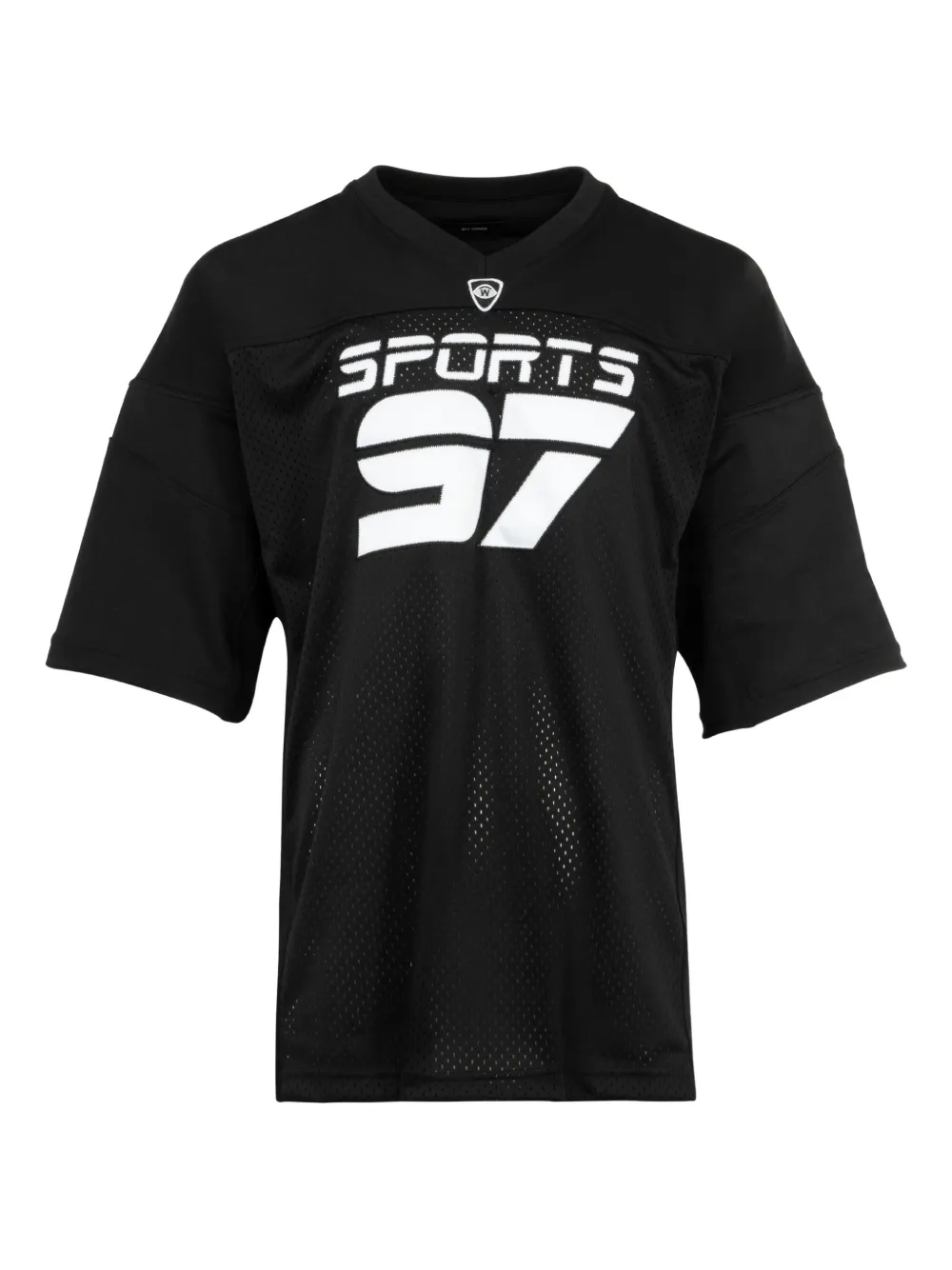 Топ из джерси с V-образным вырезом Willy Chavarria, черный
Топ из джерси с V-образным вырезом Willy Chavarria, черный