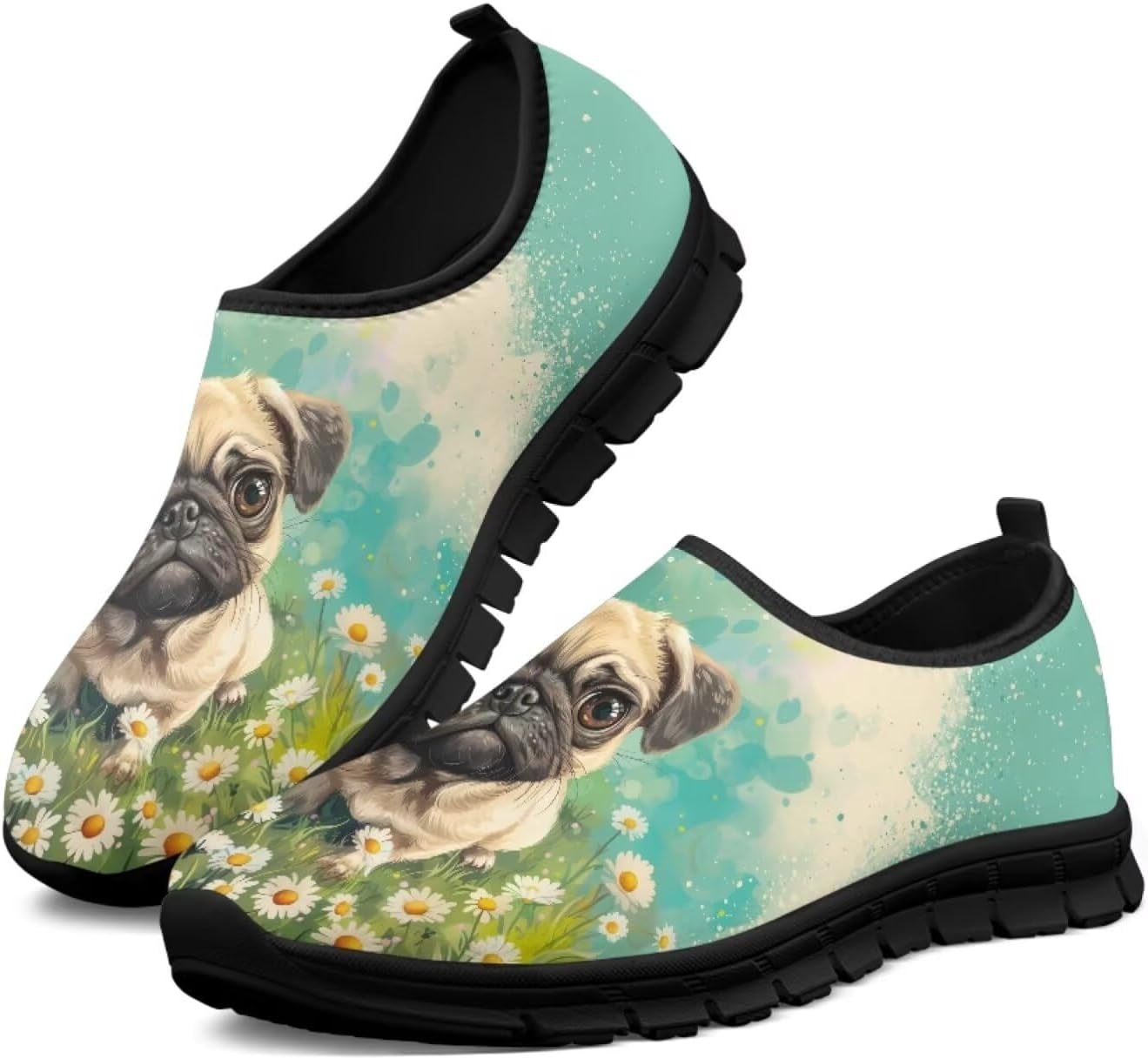 Мужские слипоны Twousenru, удобные повседневные лоферы, широкие, с нескользящей подошвой, обувь для работы, домашние тапочки, легкие кроссовки для улицы, Cute Pugs
Мужские слипоны Twousenru, удобные повседневные лоферы, широкие, с нескользящей подошвой, обувь для работы, домашние тапочки, легкие кроссовки для улицы, Cute Pugs