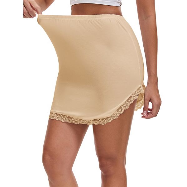 Женская нижняя юбка из модала с кружевной отделкой и разрезом, высокая талия, длина до колена Inspire Chic, Light Beige
Женская нижняя юбка из модала с кружевной отделкой и разрезом, высокая талия, длина до колена Inspire Chic, Light Beige