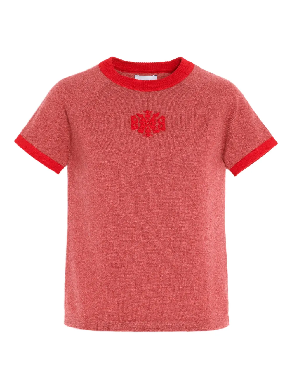 Кашемировая футболка с логотипом B Barrie, красный
Кашемировая футболка с логотипом B Barrie, красный