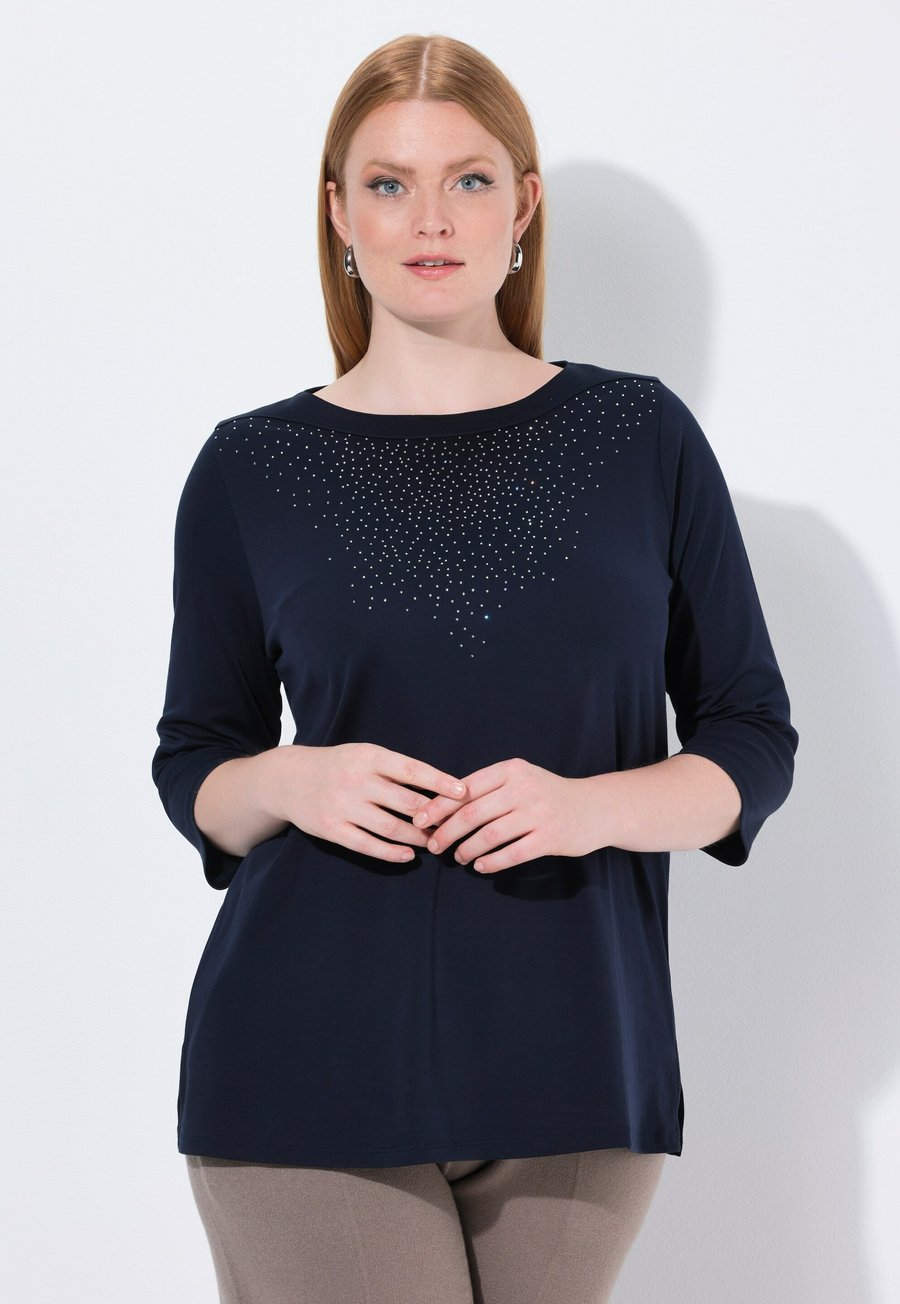 Топ Ulla Popken Long sleeved top, Dark Marine/Dark Blue
Топ Ulla Popken Long sleeved top, Dark Marine/Dark Blue