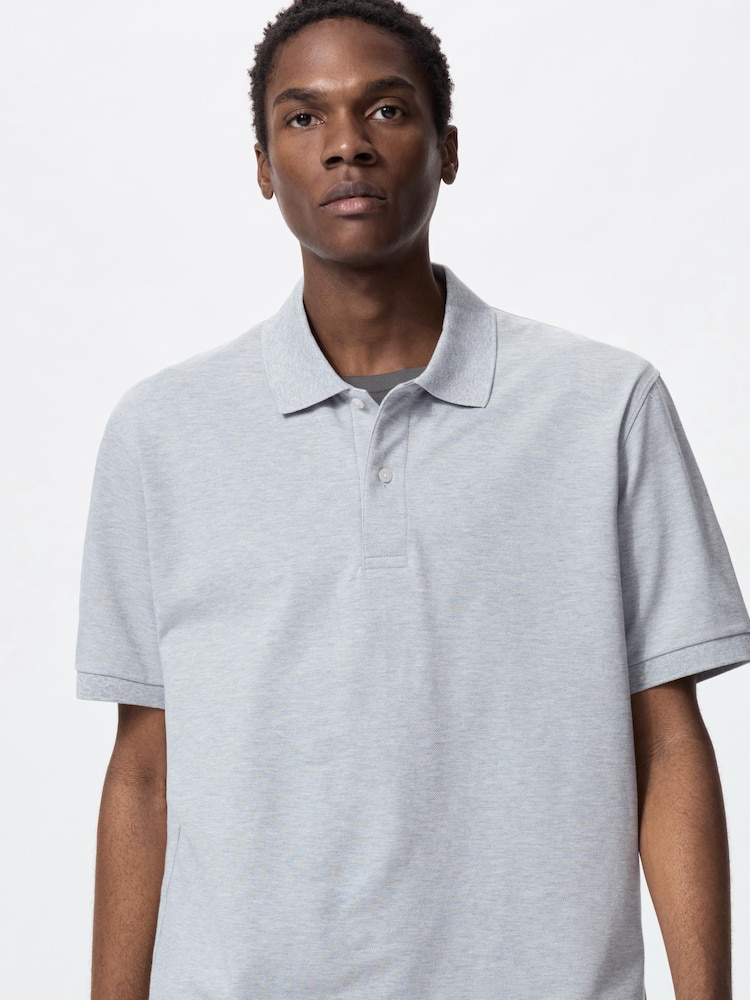 Рубашка-Поло dry kanoko Uniqlo, серый
Рубашка-Поло dry kanoko Uniqlo, серый