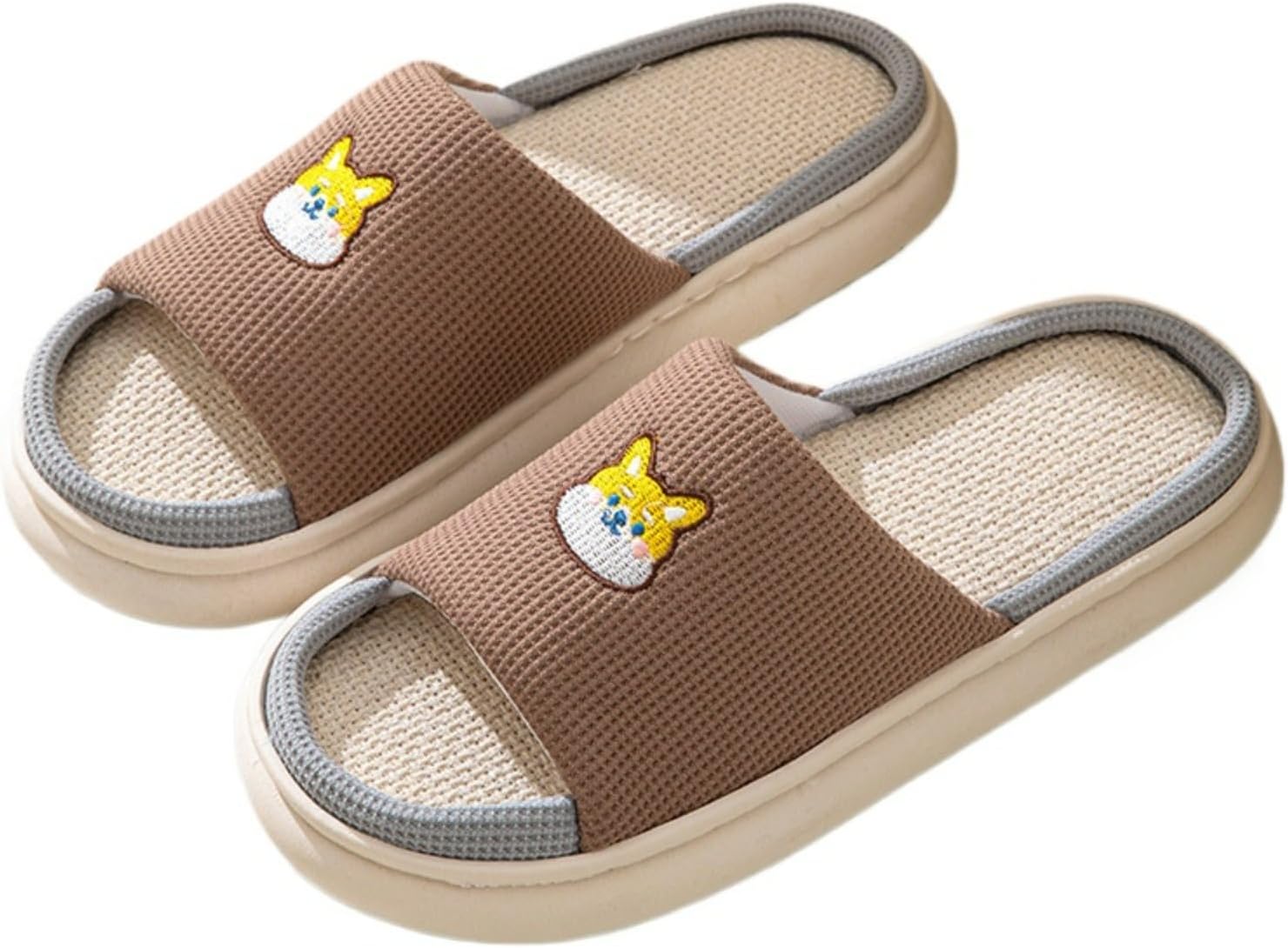 Милые тапочки Корги для женщин и мужчин, пап, плюшевые, пушистые, забавные, кавай, мягкие для дома и улицы, с нескользящей подошвой, для спальни Elirar, коричневый
Милые тапочки Корги для женщин и мужчин, пап, плюшевые, пушистые, забавные, кавай, мягкие для дома и улицы, с нескользящей подошвой, для спальни Elirar, коричневый