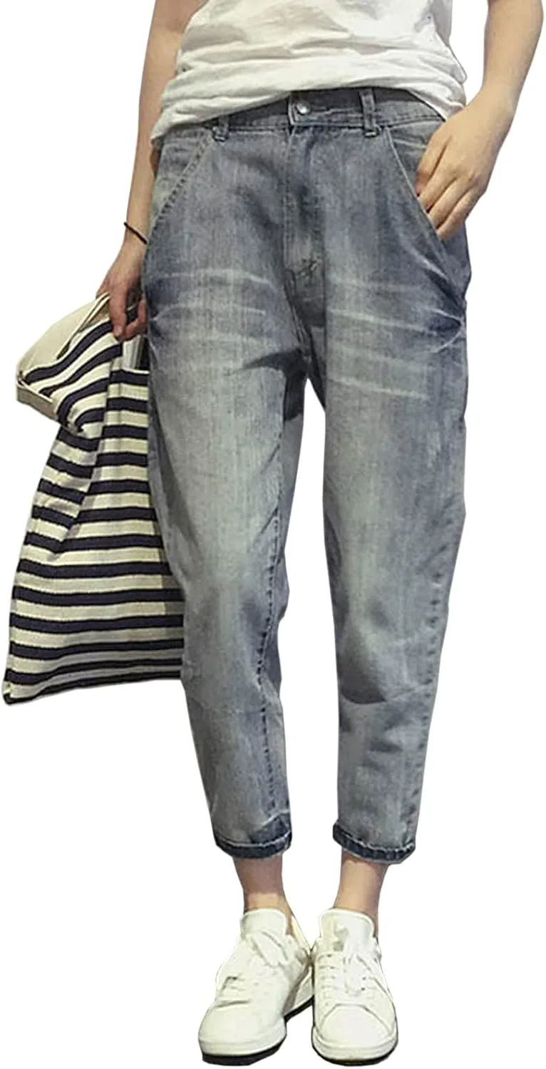 Atditama женские джинсы с зауженным низом, высокий пояс, свободный крой
Atditama женские джинсы с зауженным низом, высокий пояс, свободный крой