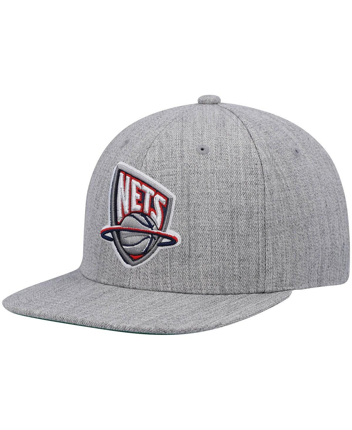 Мужская серая бейсболка New Jersey Nets Hardwood Classics Team 2.0 Snapback с оттенком серого цвета Mitchell & Ness
Мужская серая бейсболка New Jersey Nets Hardwood Classics Team 2.0 Snapback с оттенком серого цвета Mitchell & Ness