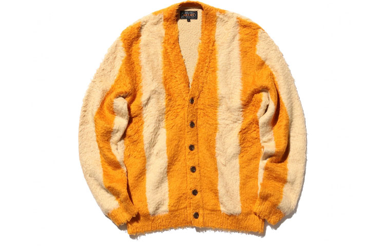 Полосатая хлопковая мохнатая кардиган Beams, желтый
Полосатая хлопковая мохнатая кардиган Beams, желтый
