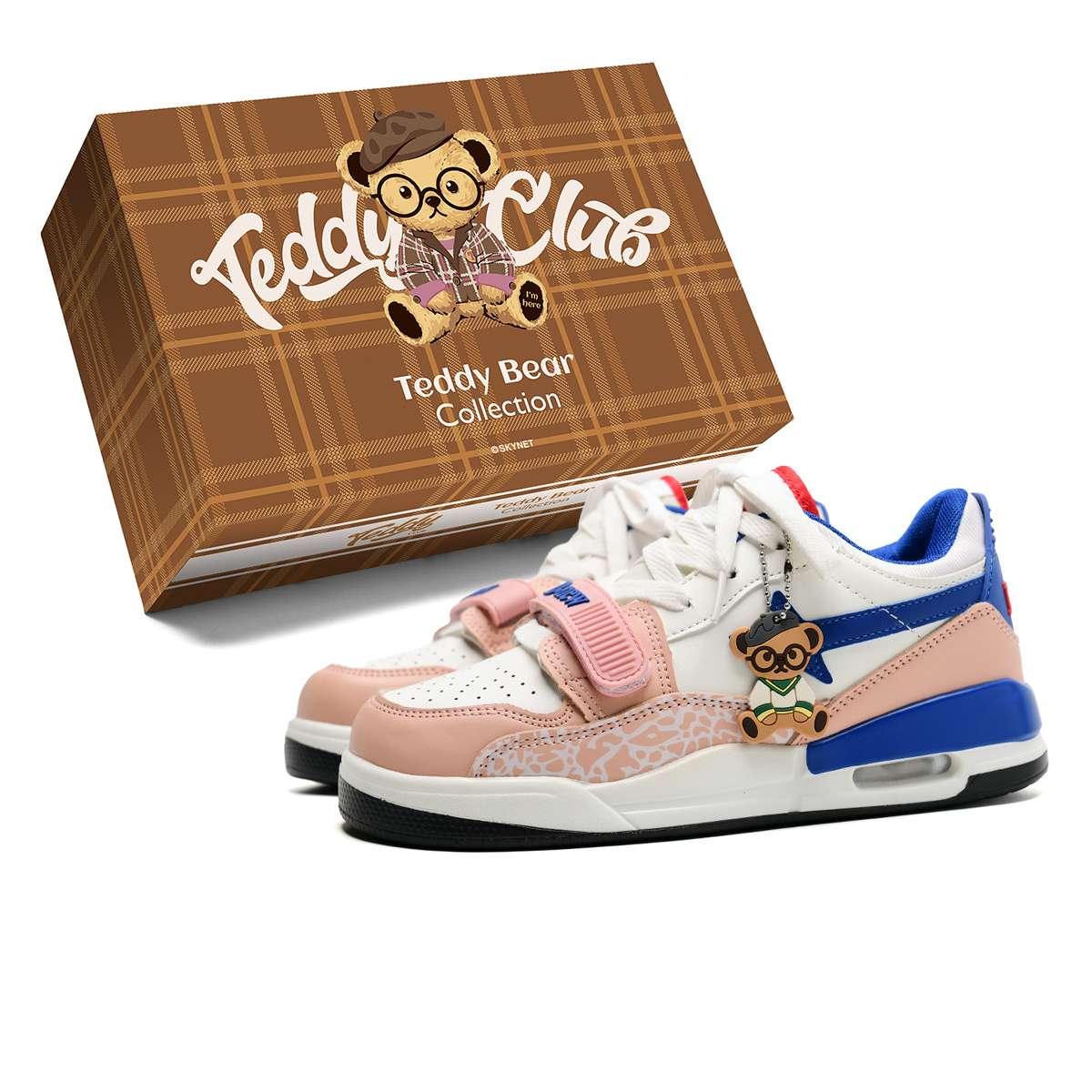 Teddy Bear Collection Абразивостойкие легкие поддерживающие низкие скейтбордские кроссовки с эффектом увеличения роста унисекс синий розовый, цвет Blue Pink
Teddy Bear Collection Абразивостойкие легкие поддерживающие низкие скейтбордские кроссовки с эффектом увеличения роста унисекс синий розовый, цвет Blue Pink