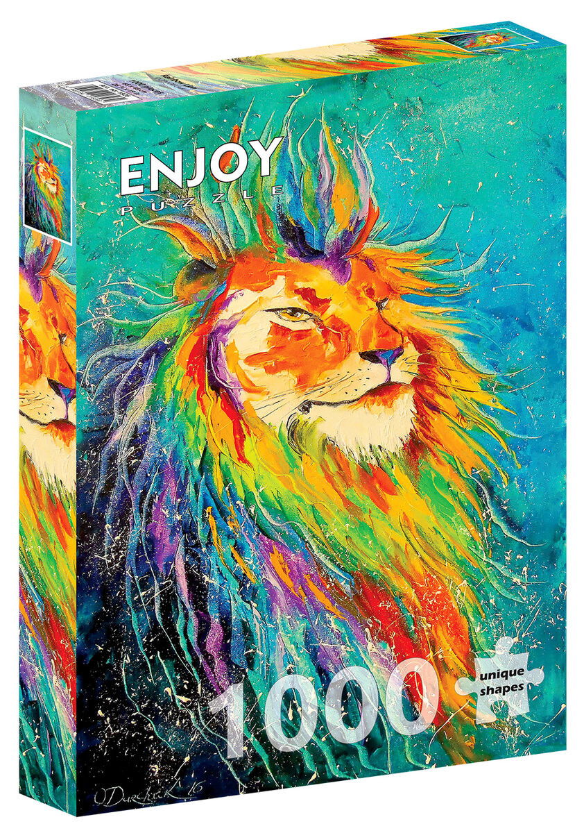 Пазл Разноцветный лев, 1000 шт. Enjoy
Пазл Разноцветный лев, 1000 шт. Enjoy