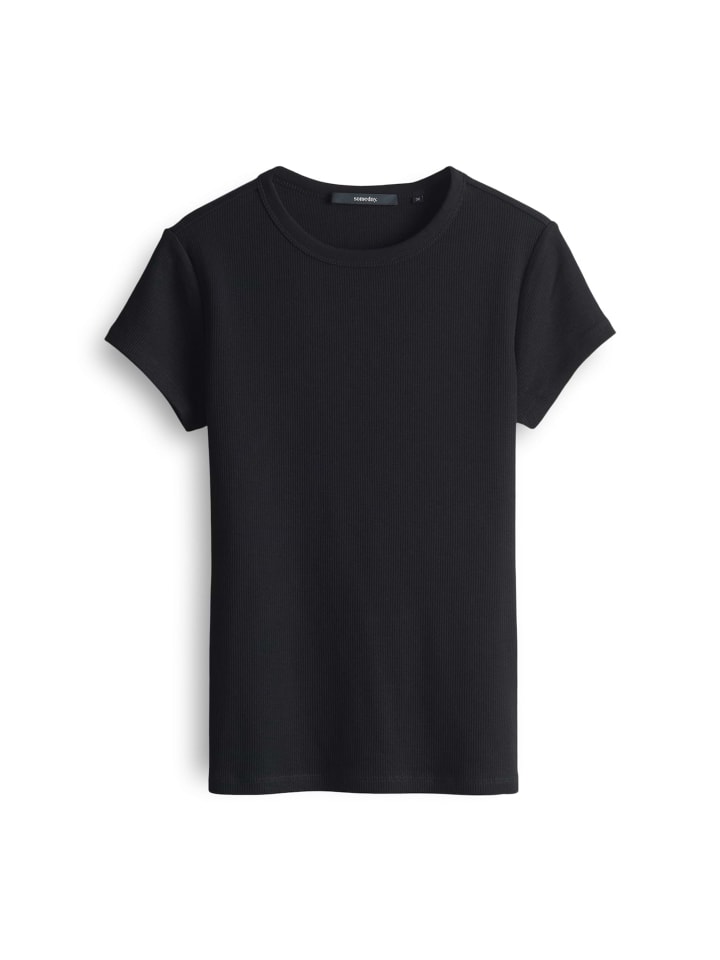 Рубашка с короткими рукавами из джерси BCI Cotton Mix черного цвета. someday.
Рубашка с короткими рукавами из джерси BCI Cotton Mix черного цвета. someday.