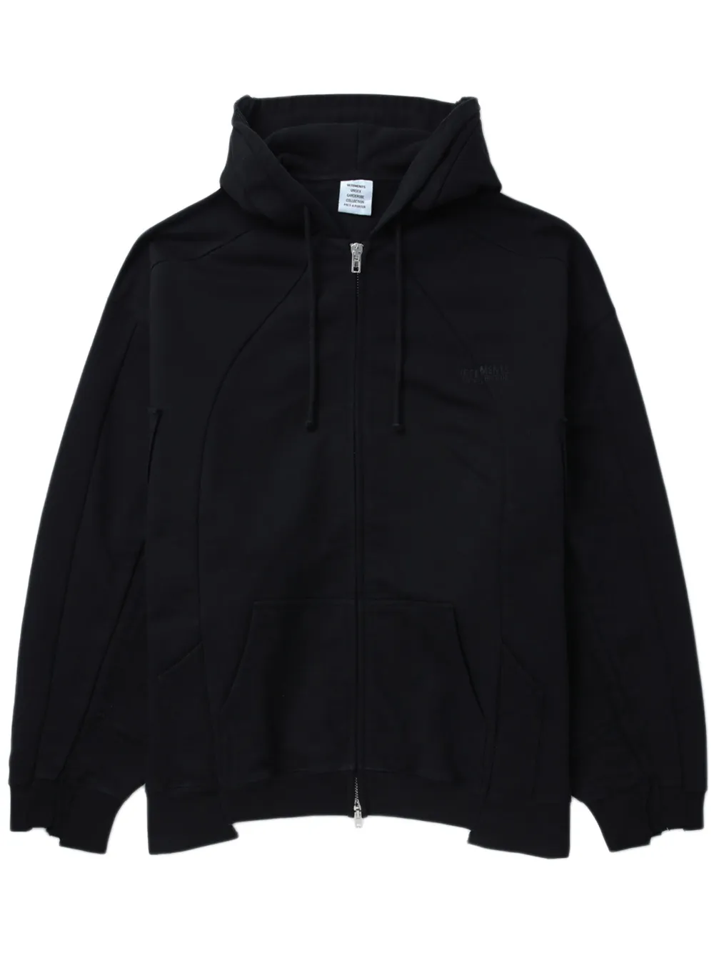 Худи на молнии VETEMENTS, черный
Худи на молнии VETEMENTS, черный