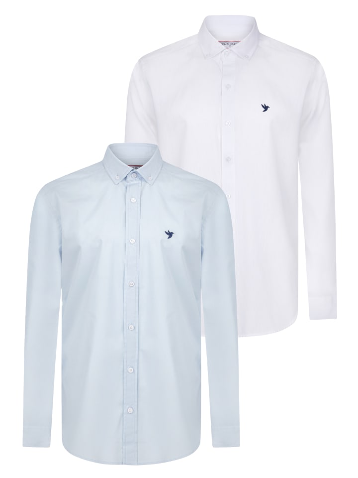 Рубашка белого и светло-голубого цветов Felix Hardy
Рубашка белого и светло-голубого цветов Felix Hardy