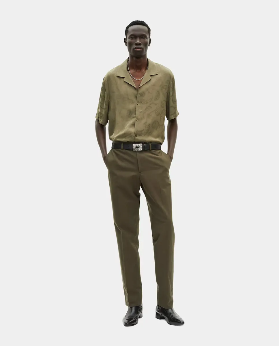 Прямой мужской брючный костюм The Kooples, темно-зеленый 
Прямой мужской брючный костюм The Kooples, темно-зеленый