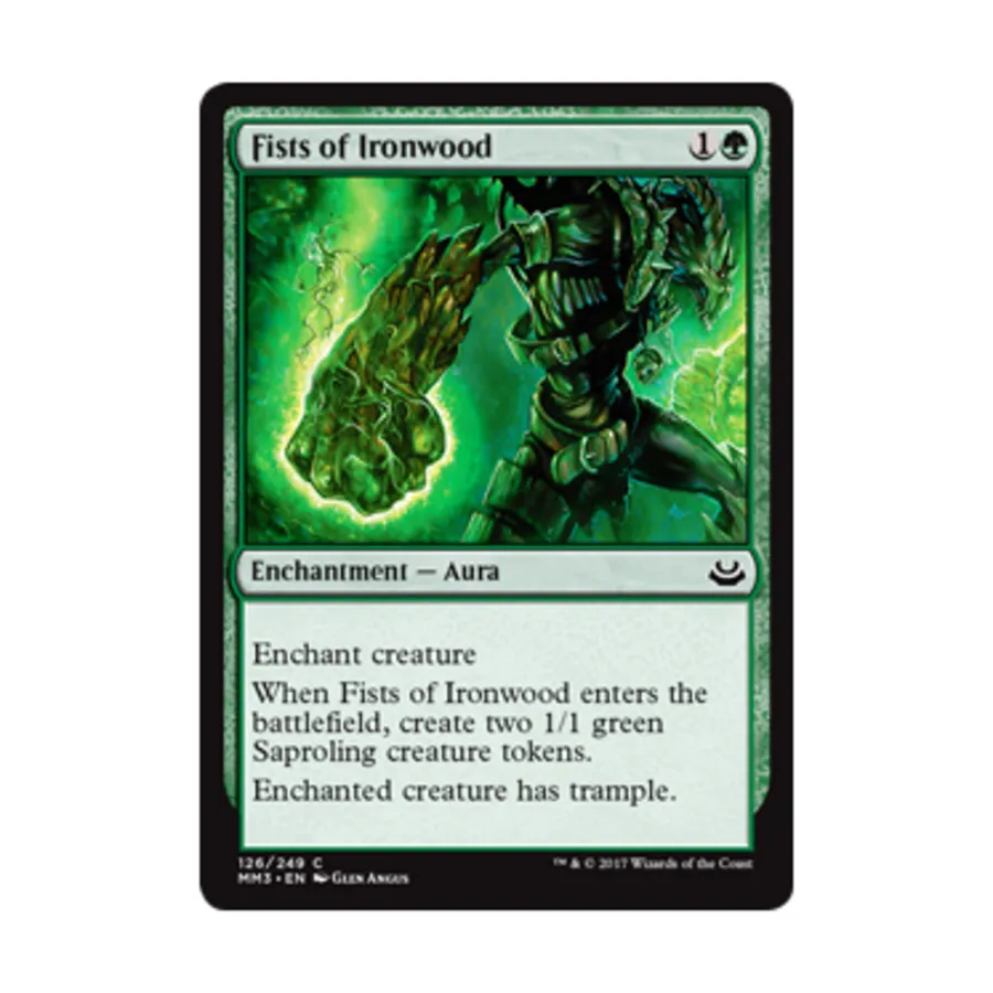 CCG Кулаки Железного леса (клавиша C), MTG - Modern Masters 2017
CCG Кулаки Железного леса (клавиша C), MTG - Modern Masters 2017