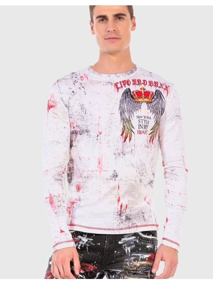 Функциональный лонгслив Cipo & Baxx, белый
Функциональный лонгслив Cipo & Baxx, белый