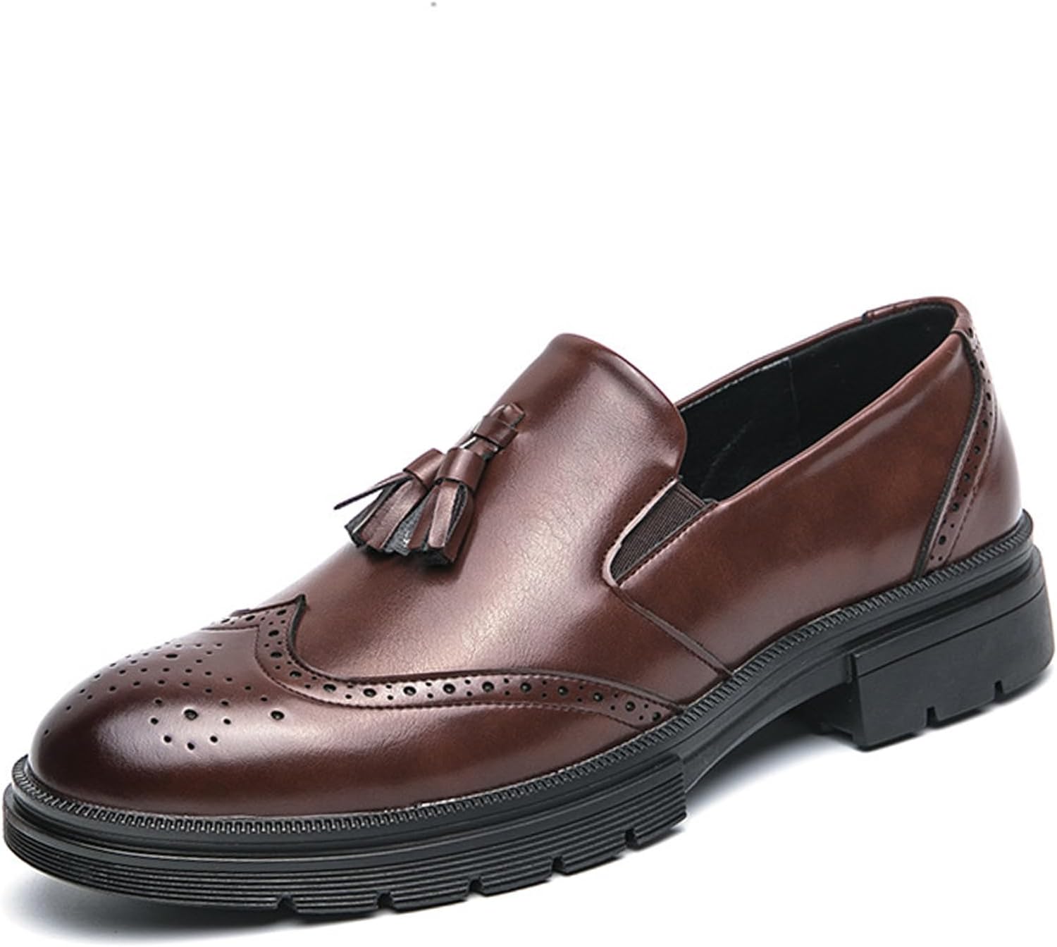 Мужские лоферы из мягкой кожи с кисточками, платформой и массивным каблуком, модные броги с декоративной перфорацией, удобные с круглым носком, противоскользящие, с легким надеванием, пенни-лоферы Bnwelk, коричневый
Мужские лоферы из мягкой кожи с кисточками, платформой и массивным каблуком, модные броги с декоративной перфорацией, удобные с круглым носком, противоскользящие, с легким надеванием, пенни-лоферы Bnwelk, коричневый