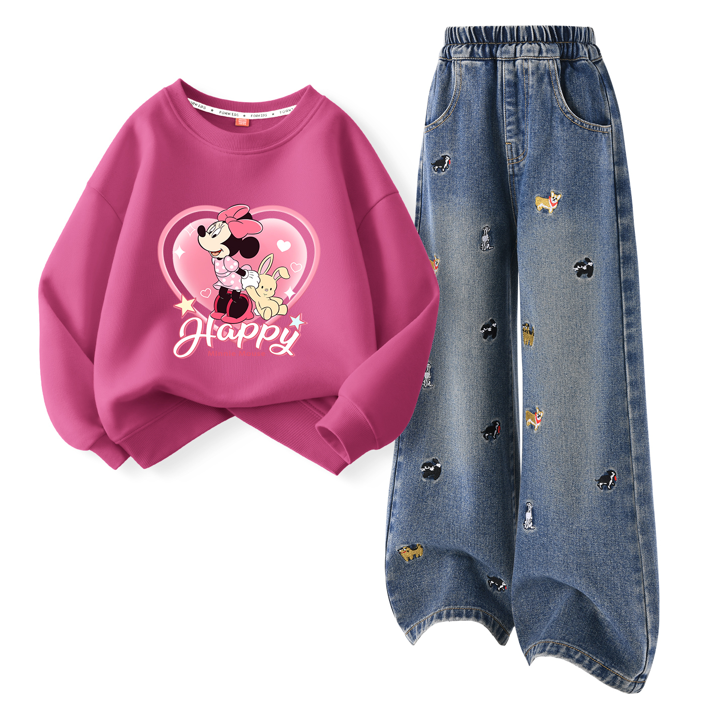 Детская повседневная спортивная одежда Disney, Daisy Heartberry Red+Solid Color Denim Blue
Детская повседневная спортивная одежда Disney, Daisy Heartberry Red+Solid Color Denim Blue