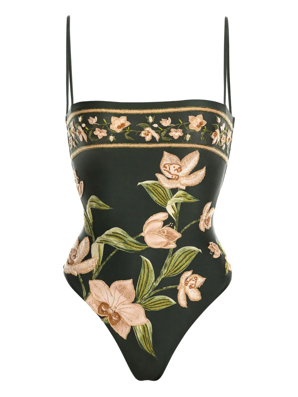 Купальник с цветочным принтом AGUA BY AGUA BENDITA, зеленый
Купальник с цветочным принтом AGUA BY AGUA BENDITA, зеленый