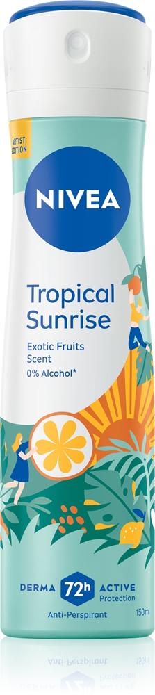 Антиперспирант-Спрей «Тропический рассвет» Nivea, 150 мл
Антиперспирант-Спрей «Тропический рассвет» Nivea, 150 мл