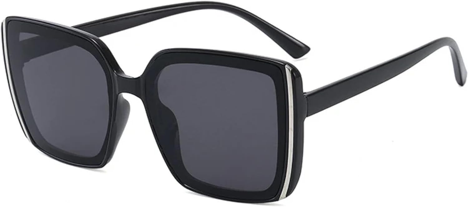 Классические роскошные солнцезащитные очки большого размера для женщин и мужчин. Модные очки в крупной оправе. Солнцезащитные очки для вождения с защитой от УФ-излучения UV400 TKKTLLT, Black Gray
Классические роскошные солнцезащитные очки большого размера для женщин и мужчин. Модные очки в крупной оправе. Солнцезащитные очки для вождения с защитой от УФ-излучения UV400 TKKTLLT, Black Gray