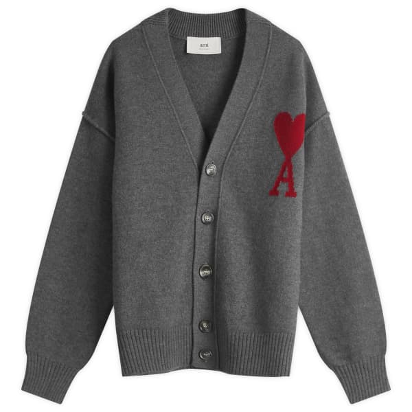 Большой красный кардиган adc Ami Paris, серый
Большой красный кардиган adc Ami Paris, серый