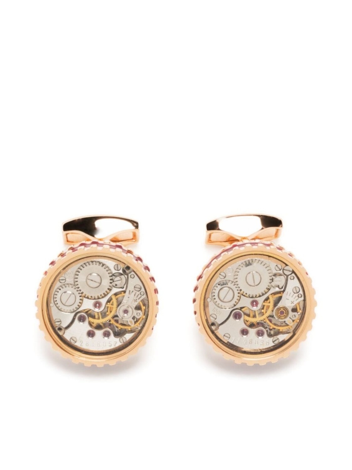 Круглые запонки Tateossian, золотой 
Круглые запонки Tateossian, золотой