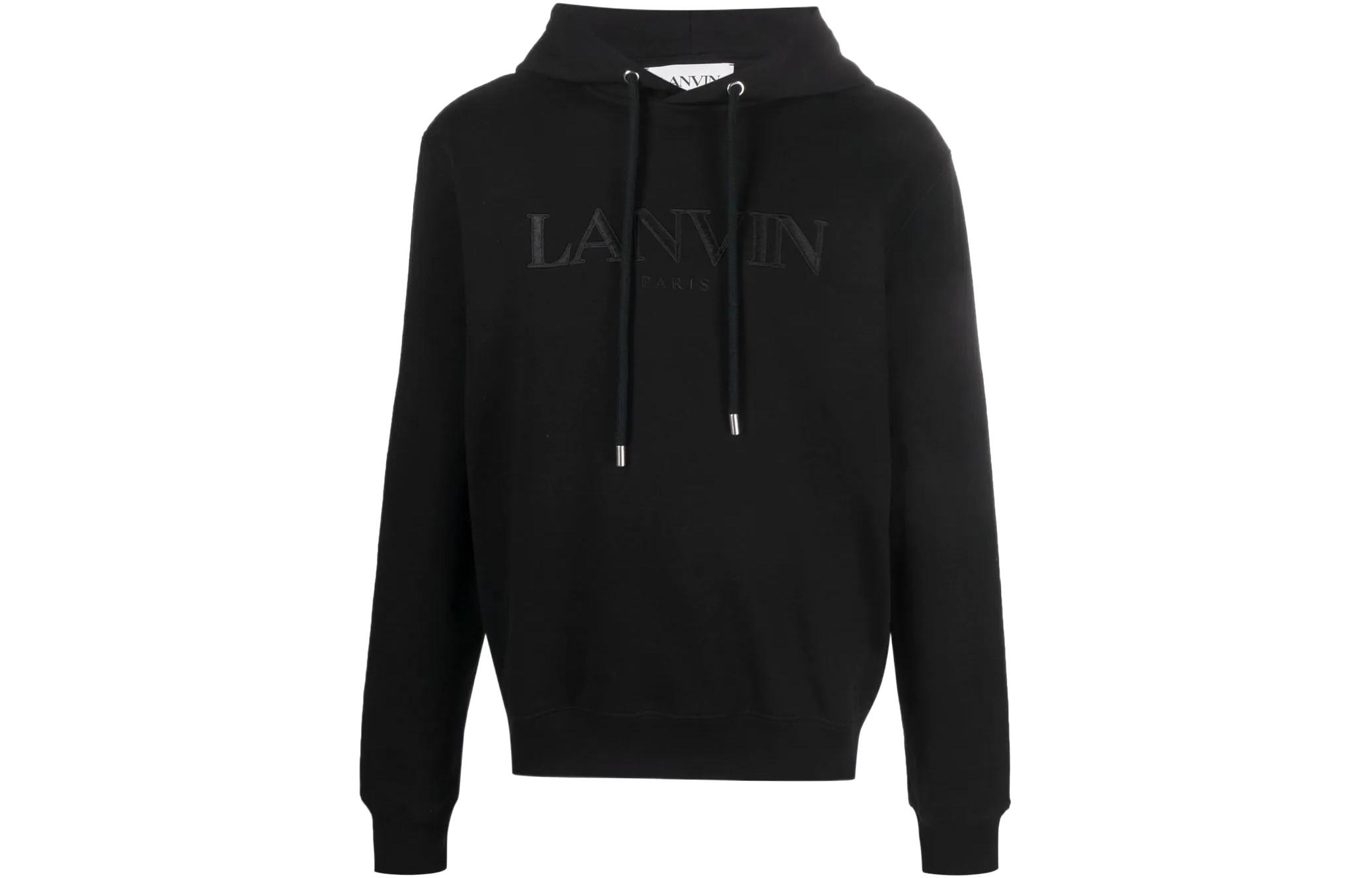 Худи с вышитым логотипом Lanvin, черный
Худи с вышитым логотипом Lanvin, черный